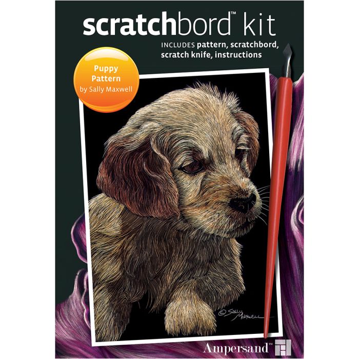Scratchbord Project Kit: Puppy