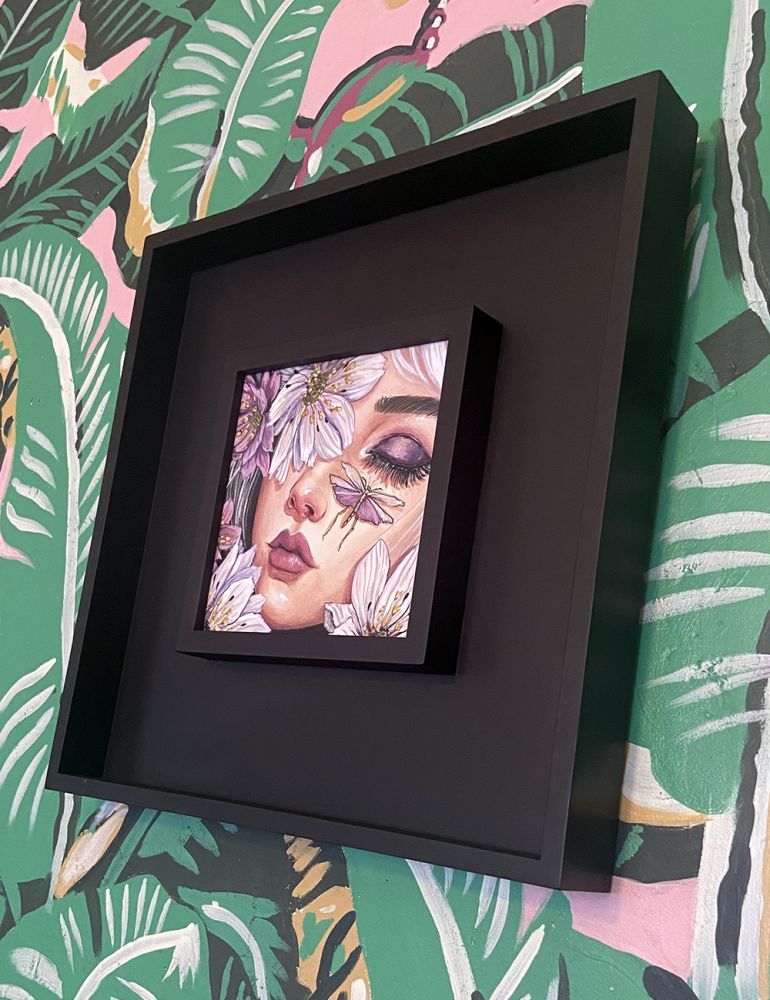 Window Mount: Watercolor on Ampersand Aquabord