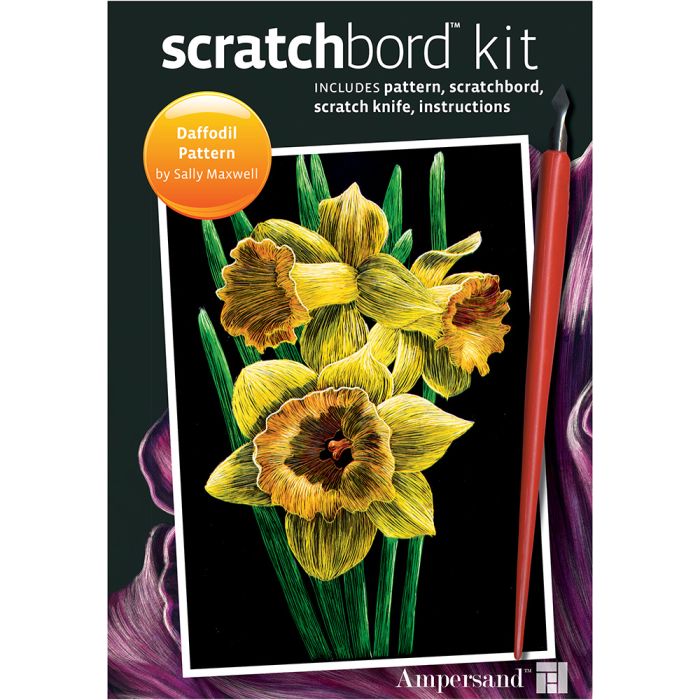 Scratchbord Project Kit: Daffodil