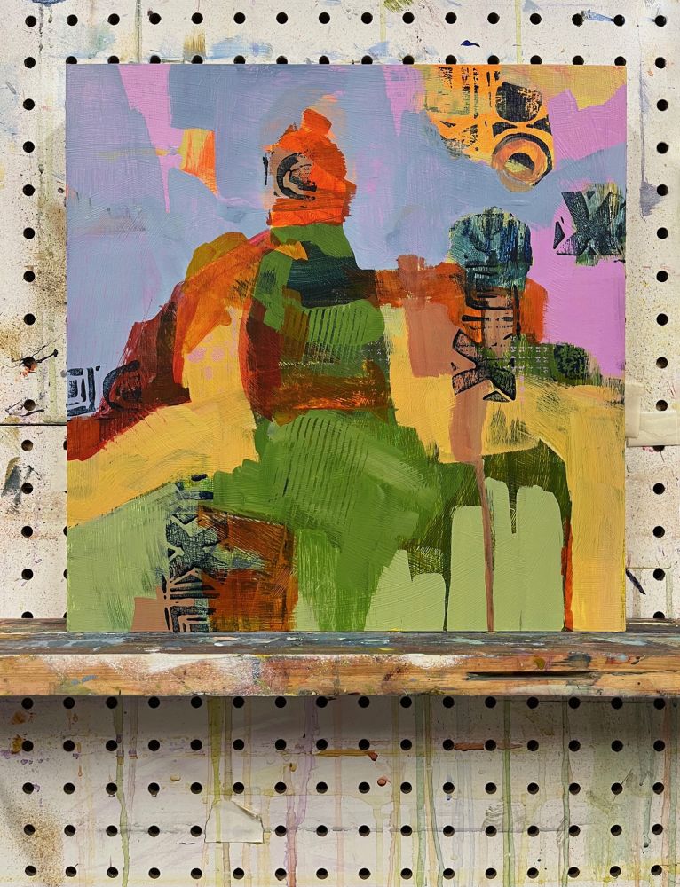 12x12, acrylic on Woodpanel