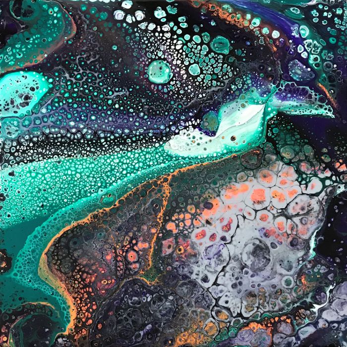 Acrylic Pouring Jeanne Rhea